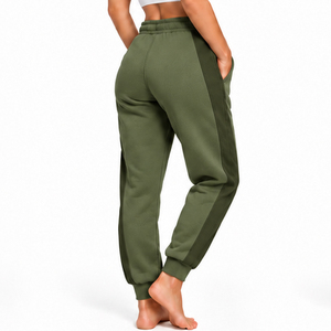 Pantalons de jogging pour femmes en tissu molletonné de coton, marque privée OEM ODM, pantalons de fitness, vente en gros, fabricant d'articles de sport, directement de l'usine - Product Image 5