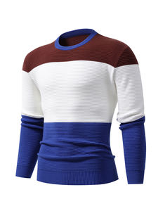 Sweat-shirt décontracté pour homme en jersey, pull en coton biologique durable avec motif brodé, anti-plis, grande taille, best-seller - Product Image 3