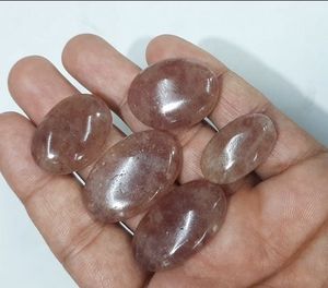 Pierre précieuse naturelle de qualité supérieure Aamna Product Asteroid Jasper, cabochon lâche, certifiée IGI, forme ovale lisse, pour pendentif - Product Image 2