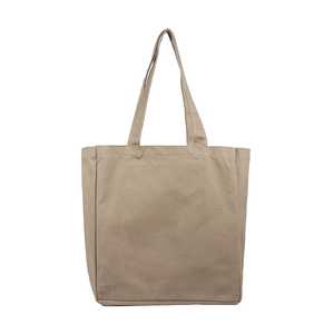 Cotton Grocery Tote <b>Bag</b> | Wide Bottom Reusable Shopping <b>Bag</b> | Large Capacity Shoulder Carry <b>Bag</b> | Wholesale Promotional Gift <b>Bag</b> - Product Image 2