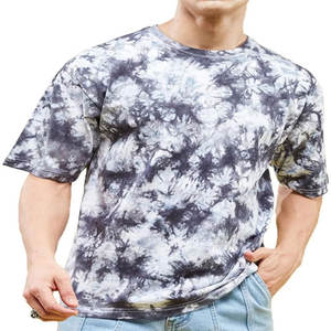T-shirt en coton épais de haute qualité pour hommes coupe ample épaule tombante à manches courtes motif solide conception d'impression OEM personnalisable - Product Image 1