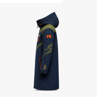 Manteau d'hiver à capuche de qualité supérieure, grande taille, réversible, écologique, parka longue, vêtements d'extérieur décontractés, vêtements chauds, vente en gros
