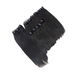 Natural Hair Vietnamese Raw Human Hair <b>Extensions</b> Single Donor Bone Straight Virgin Hair <b>Extension</b> Bundle - Product Image 1