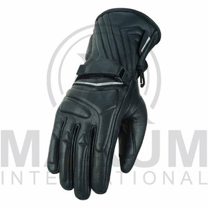ถุงมือหนังสำหรับขี่รถแบบเต็มนิ้ว พร้อมสายรัดข้อมือปรับได้ สำหรับขี่กลางแจ้ง กันลมในฤดูหนาว เหมาะสำหรับทั้งชายและหญิง - Product Image 2
