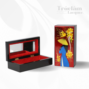 Truc Lam Handmade <b>Large</b> Rectangular Lacquer <b>Boxes</b> Eco-friendly Material for Decoration <b>Gift</b> Retro Style Custom Logo - Product Image 2