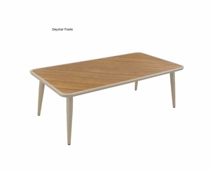 Table à manger rectangulaire moderne en bois massif, écologique, style contemporain minimaliste, 4 places, meubles de salle à manger pour la maison - Product Image 1