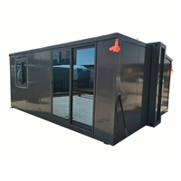 Maison Conteneur Pliable Extensible 2 Chambres, Bâtiment Modulaire Portable, Expédition Chine, Conteneur Pliant Extensible 20ft 40ft