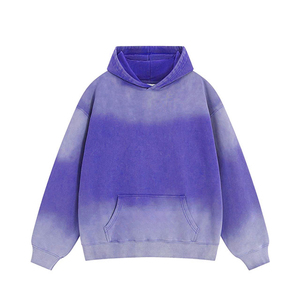 Sudadera con efecto acid wash, ligera, de tela de algodón transpirable, suave y cómoda, estilo vintage, perfecta para uso diario informal. - Product Image 4
