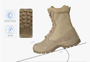 Botas de Trabajo Tácticas y Ceremoniales para Hombre, Ligeras, de Cuero, para Motociclismo y Actividades al Aire Libre - Product Image 2