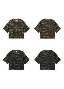 Camiseta Corta Holgada para Hombre, 230 g/m², 100% Algodón de Alta Calidad, Estilo Vintage Liso Teñido, Oversize, Estilo Urbano, Antiarrugas - Product Image 5