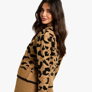 Embroidered Zipper Knit Acrylic High Elasticity <b>Cardigan</b> Men's Women Autumn Turn-down Collar Full Sleeve - Product Image 3