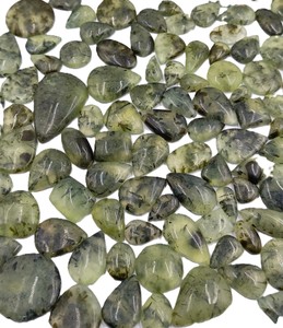 Lote de Cabujones de Prehnita Natural al por Mayor |   Cabujones Sueltos Verdes |   Piedras Preciosas Pulimentadas de Formas Mixtas para la Fabricación de Joyas, Suministro al por Mayor - Product Image 6