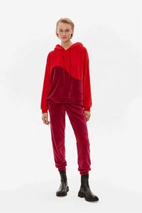 Conjunto Deportivo Informal de Moda para Mujer, Sudadera con Capucha y Cremallera de Camuflaje y Pantalones Bordados, de Alta Calidad y Personalizado - Product Image 3