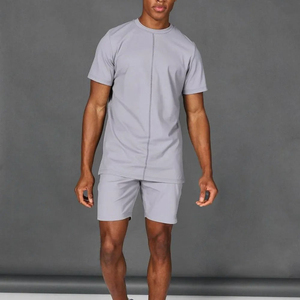 Conjuntos Casuales para Hombre, Nueva Llegada, Transpirables, Camisetas de Manga Corta y Pantalones Cortos de Verano, Gran Venta para Adultos, 100% Algodón - Product Image 6