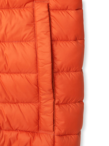 Chaqueta Acolchada con Capucha Naranja para Hombre, de Invierno, Cálida, con Cierre Completo, Informal, de Poliéster, Resistente al Viento, OEM, a Precios Bajos - Product Image 4