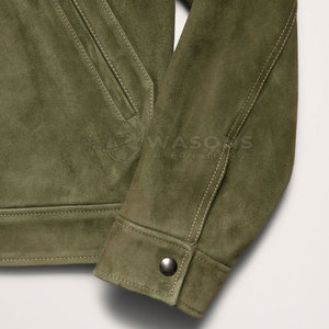 Wholesale Men <b>Trucker</b> <b>Jacket</b> Custom Logo Casual Fashion Everyday Look Outerwear Street Style - Product Image 4