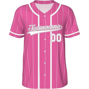 Nouveau maillot de baseball unisexe, impression numérique du logo, design bicolore, nom et numéro de l'équipe, manches, vêtements de softball, 100% polyester, séchage rapide - Product Image 3