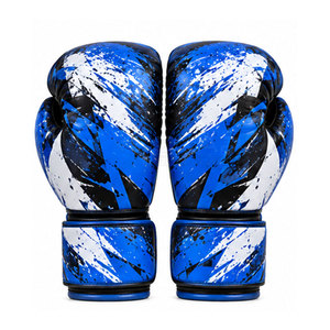 Gants de boxe avec surface intérieure respirante, sangle de poignet réglable pour l'entraînement à la boxe, la pratique, l'exercice et le sport - Product Image 6
