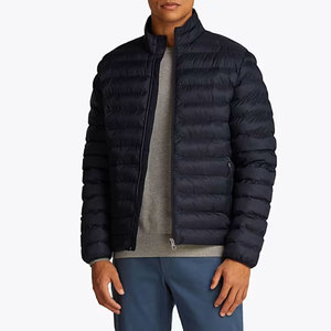 High Quality Custom <b>Light</b> Zipper Winter Men Puffer <b>Jacket</b> Wholesale High Quality Customized Logo <b>Waterproof</b> Puffer <b>Jacket</b> - Product Image 1