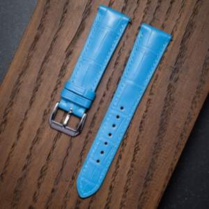 Bracelet de montre en cuir d'alligator Artisan Heritage multicolore, accepte le logo personnalisé, taille et longueur sur mesure, produit d'atelier d'usine de montres de luxe - Product Image 3