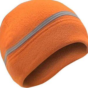Econex Sports Unisex <b>Navy</b> <b>Blue</b> Beanie Hat Reflective Design Outdoor Winter Warm Knit <b>Cap</b> 100% Acrylic Casual Style 56-58CM - Product Image 1