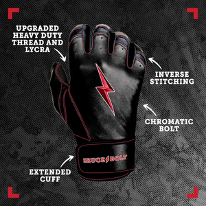 Gants de frappe de baseball de qualité supérieure, 100 % cuir Cabratta, logo et design personnalisés, qualité professionnelle, cuir pleine fleur premium. - Product Image 3