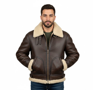 Veste en cuir de vachette brun raffiné faite à la main pour homme, style classique moderne personnalisé, coupe ajustée, qualité supérieure authentique - Product Image 1