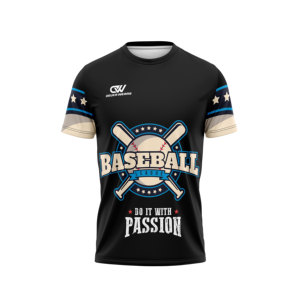 Maillots de baseball personnalisés OEM/ODM avec logo imprimé par sublimation pour équipes adultes, séchage rapide, 100 % polyester, col rond, pour softball - Product Image 1