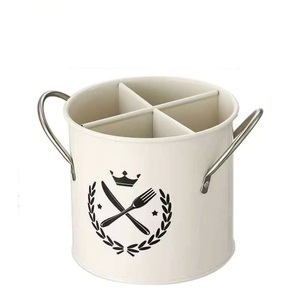 ที่ใส่ช้อนส้อมชุบสังกะสี ดีไซน์ทันสมัย สำหรับห้องครัวสมัยใหม่ ช่วยเพิ่มประสิทธิภาพการจัดระเบียบด้วยที่เก็บของโลหะอย่างมีสไตล์ - Product Image 5