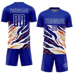 Camiseta de Fútbol Unisex Personalizada con Nombre y Números de Equipo, 100% Poliéster, Transpirable, de Secado Rápido, Ecológica, Cuello Redondo, Manga Corta - Product Image 1