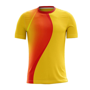 Mesh Soccer Jersey T Shirt Breathable Polyester Short Sleeve Plus Size Sportswear OEM ODM Soccer Jersey - Product Image 6