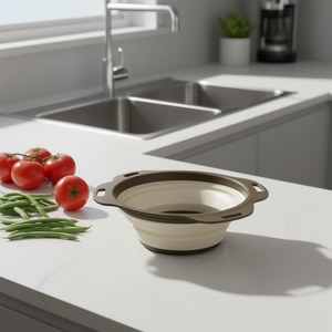 CESTA MULTIUSOS 29.5CM Panier de vidange rond pliable, passoire et égouttoir - Product Image 2