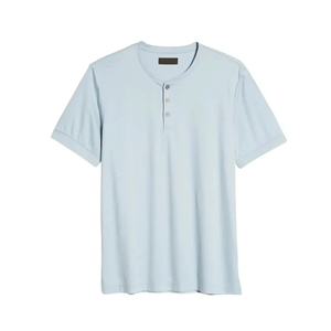 100% Cotton Men's for <b>T</b>-<b>Shirt</b> Comfortable Short Sleeve Stylish Button Collar Regular Fit Washable Custom Printed Eco-Friendly - Product Image 1