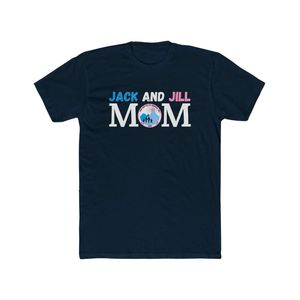 เสื้อยืดผู้ชายพรีเมียม Jack and Jill Legacy Maker Mom ลายกราฟิกโลโก้แบบกำหนดเอง แขนสั้น ผ้าฝ้ายนุ่ม คอกลม แฟชั่นลำลอง - Product Image 1