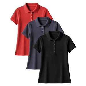 Custom Embroidered Solid Knitted Women's for <b>Shirts</b> 100% Polyester Fabric Quick Dry Breathable Teamwear Golf Sports - Product Image 6