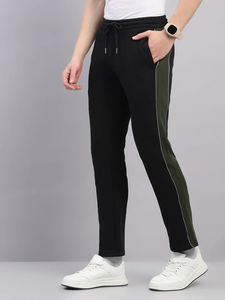 Survêtement d'hiver pour homme 100 % coton, personnalisé, avec fermeture éclair intégrale, col montant, coupe classique, poches latérales et bandes latérales - Product Image 5