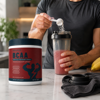 Poudre BCAA de haute puissance pour la récupération après l'entraînement, sans agglomérations, saveur tropicale, pour un style de vie actif, fournisseur ODM