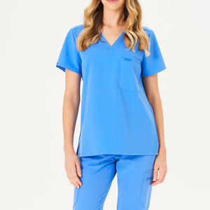 Custom Logo Women's Medical Scrub Uniform Soft Breathable <b>4</b> Way Stretch Nurse Workwear Jogger Pants OEM Manufacturer - Product Image 3