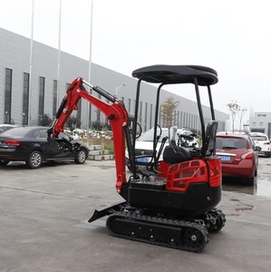 Miniexcavadora HT12, perfecta para movimiento de tierras, excavación de cimientos, trabajos de jardinería. Miniexcavadora compacta HT12 con motor duradero. - Product Image 5