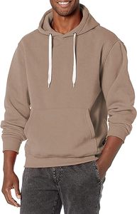 Sweat-shirt à capuche rouge pour homme, coupe classique, couleur unie, décontracté, en coton tricoté, avec poche, pour l'automne, nouveau design - Product Image 4