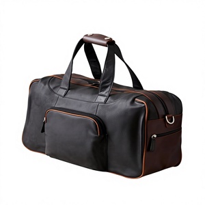 BS INTERNATIONAL Barrel Design Genuine Leather Laptop <b>Briefcase</b> Modern Travel Korean Durable Large Capacity Waterproof - Product Image 4