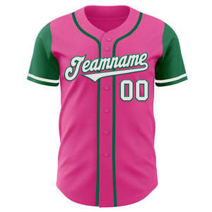 OEM Custom Baseball Jersey Sublimation Personalized 100% Polyester Casual Button Front Team Name Number Sportswear Shirt Apparel - Product Image 2
