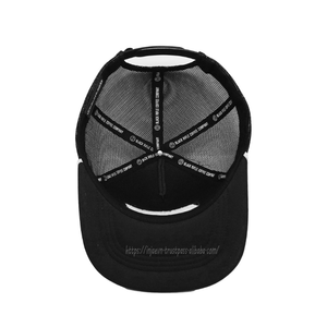 Casquette Trucker en Maille Rayée de Haute Qualité, 5 Panneaux, Snapback, Visière Plate, Logo Imprimé et Brodé, Style Urbain, Personnalisable et Réglable - Product Image 5