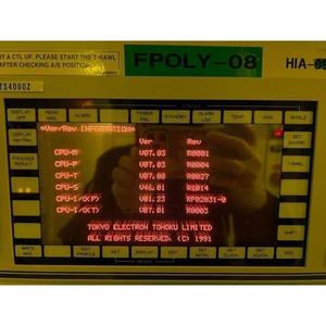 Équipement et outils de traitement plasma TEL Alpha-8S-Z - Équipements et pièces semi-conducteurs de renommée mondiale et de confiance - Product Image 2