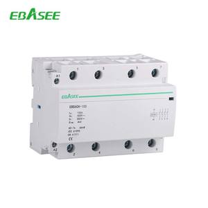 EBASEE หรือ OEM 1 <span class=keywords><strong>2</strong></span> 3 โมดูล คอนแทคเตอร์ขนาดเล็กแบบเงียบสำหรับใช้ในครัวเรือน 16A 20A 25A 32A 40A 63A - Product Image 4