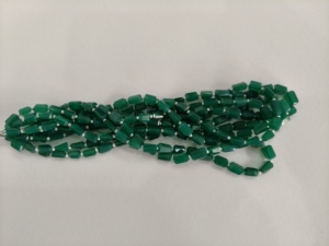 ลูกปัดหินหยกสีเขียวธรรมชาติทำด้วยมือ-ลูกปัดอัญมณีหลวมคุณภาพสูงสำหรับการทำเครื่องประดับสร้อยข้อมือและสร้อยคอ - Product Image 4