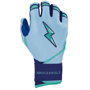 Custom Logo Design Premium Split Leather Durable Lightweight Baseball Batting Gloves <b>Snap</b> Closure Professional Bruce Bolt - Product Image 4