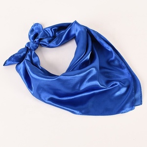 Pure Silk Vintage Scarf for Women Custom Logo Geometric Pattern Multi-Functional <b>Square</b> <b>Hijab</b> Scarf Neck Wrap Four Seasons Wear - Product Image 1