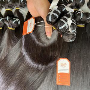 Cheveux humains vietnamiens de luxe raides en os miroir Prix de gros de qualité supérieure raides en os de couleur naturelle - Product Image 3