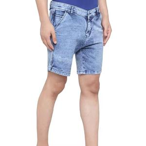 Shorts en toile délavée style streetwear tendance 2026 pour homme, coupe ample, 100 % coton, décontracté - Product Image 5